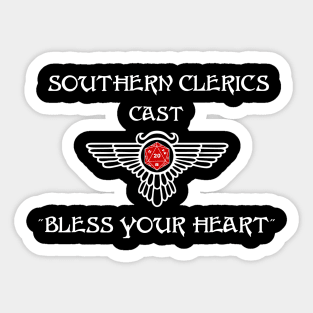 Southern Clerics Cast 'Bless Your Heart' Sticker